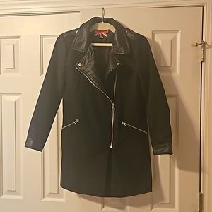 MISS LONDON Black Wool Coat